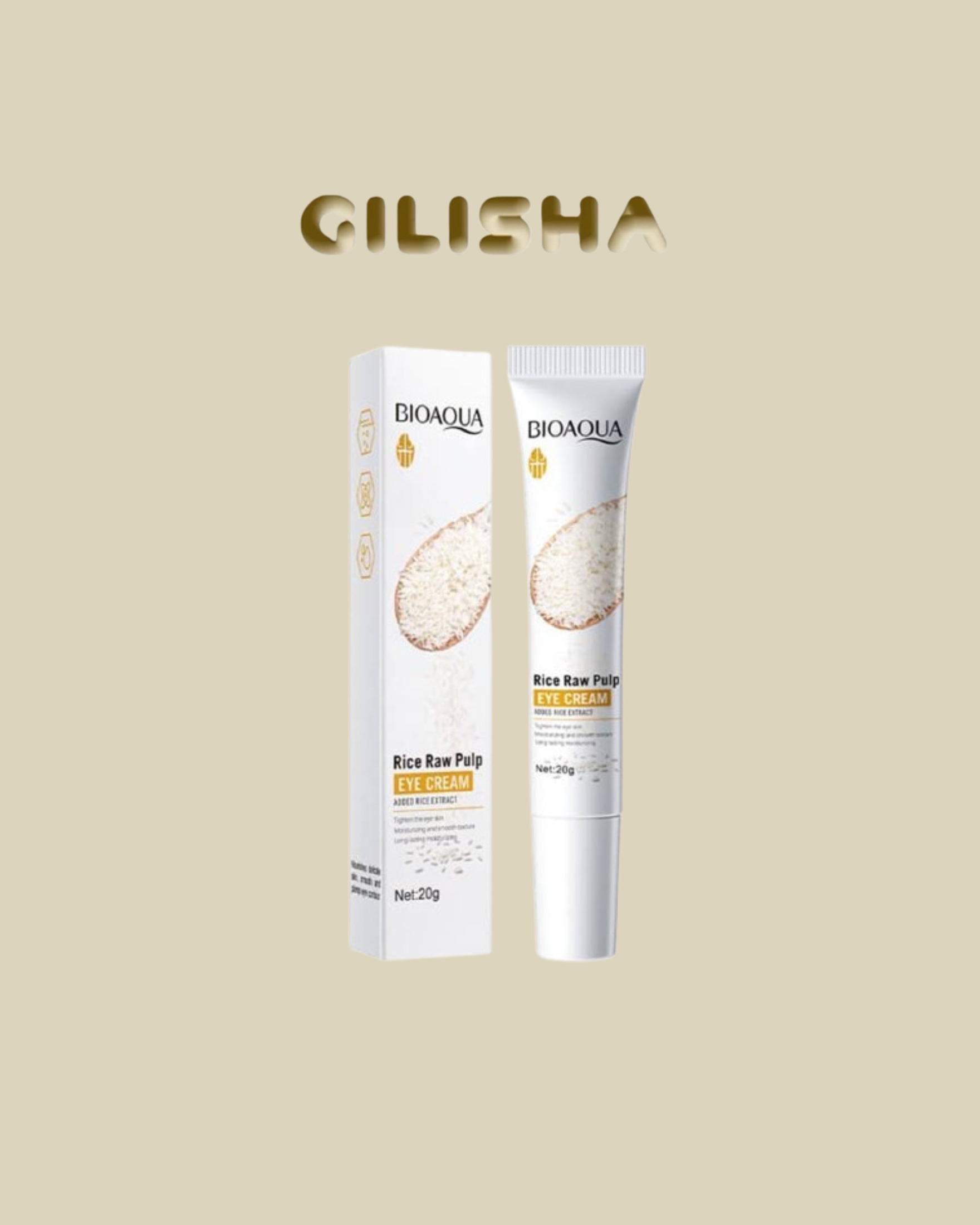 کرم دور چشم تیوپی برنج خام بیوآکوا